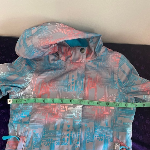 XMTN Toddler Girls Winter Jacket, Microchip Print Size XS - Picture 9 of 10